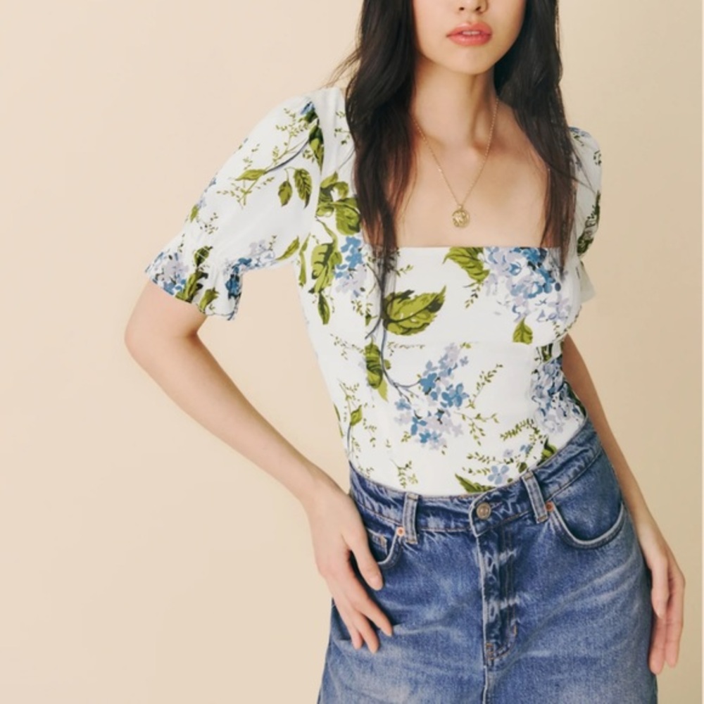 Reformation Constance Top Riviera - Picture 3 of 9